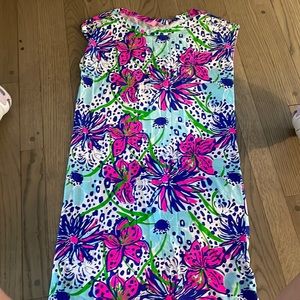 Lilly Pulitzer Tshirt Dress - cheetah pattern, size XS